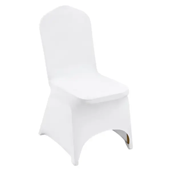 VEVOR Stretch Spandex Folding Chair Covers 100 PCS White-Arc product image 1