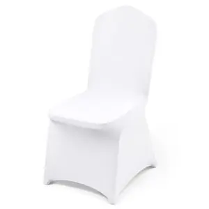 VEVOR Stretch Spandex Folding Chair Covers 100 PCS White-for product image 1