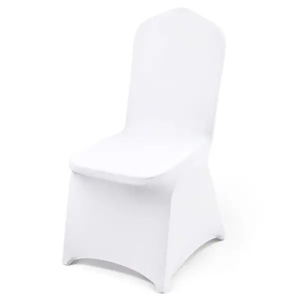 VEVOR Stretch Spandex Folding Chair Covers 100 PCS White-for product image 1