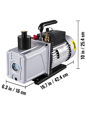 VEVOR Vacuum Pump 12CFM 1 HP Single Stage Air Conditioning V feature 8