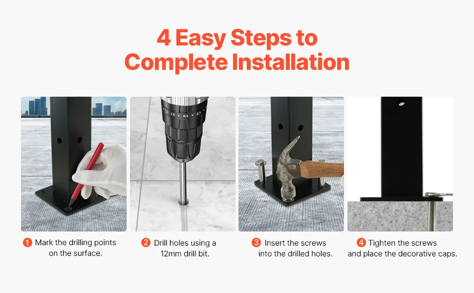 cable railing post DIY installation