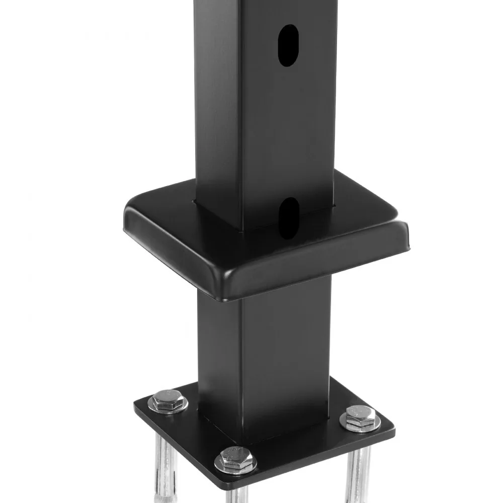 cable railing post on stair application