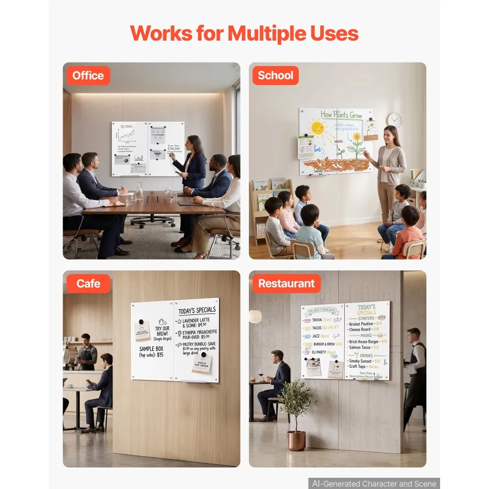VEVOR whiteboard wall mount and accessories