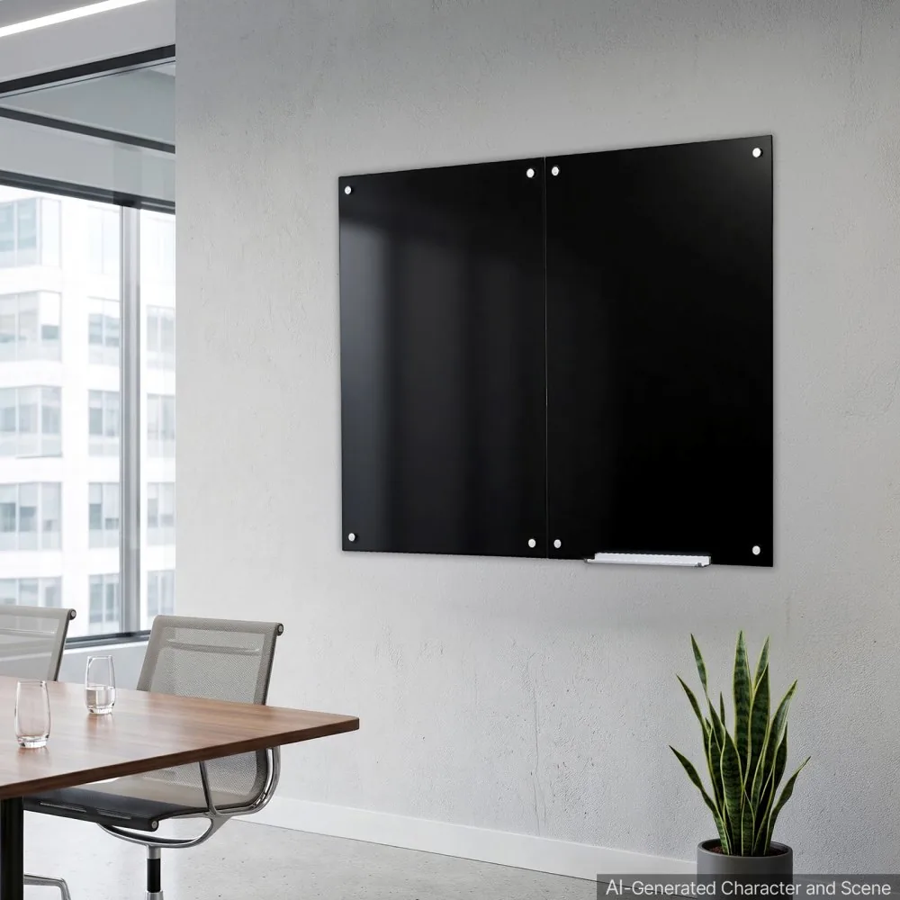 VEVOR 2 Pack 35.4 x 23.6 in Glass Dry Erase Board installation