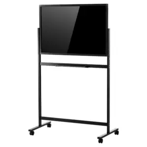 VEVOR 35 x 23 in mobile glass dry erase board front view