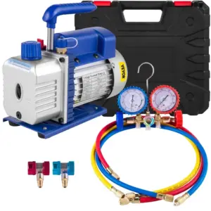 VEVOR 3CFM 1/4HP Single Stage Air Vacuum Pump HVAC R134a R12 product image 1