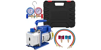 VEVOR 3CFM 1/4HP Single Stage Air Vacuum Pump HVAC R134a R12 feature 9