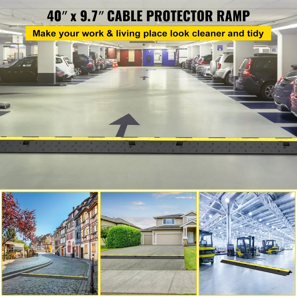 VEVOR cable ramp protecting hose in driveway