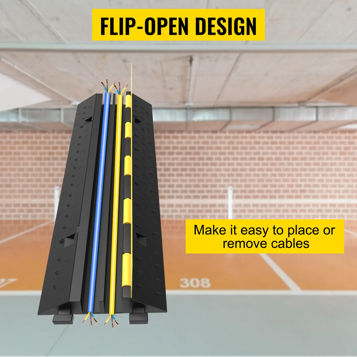 VEVOR cable ramp high visibility warning colors