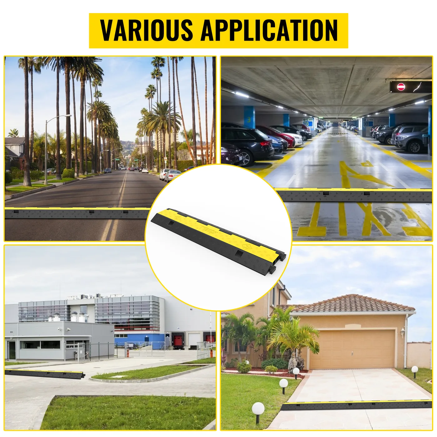 VEVOR cable ramp driveway installation