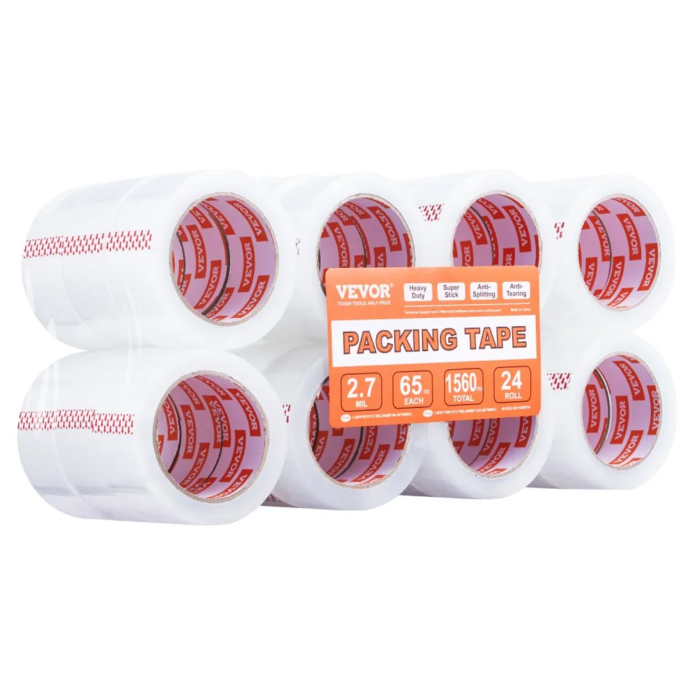 VEVOR Clear Packing Tape No Dispensers 1.88 inch 24 Pack product image 11