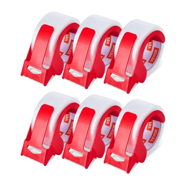 VEVOR Clear Packing Tape 6 Dispensers 1.88 inch 6 Pack product image 1