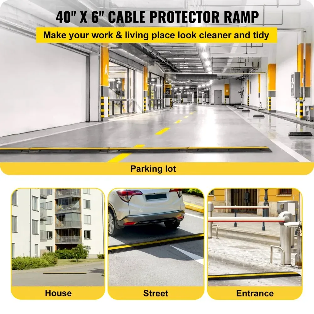 VEVOR cable protector ramp on driveway