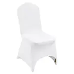 VEVOR Stretch Spandex Folding Chair Covers 50 PCS White-Arch product image 1
