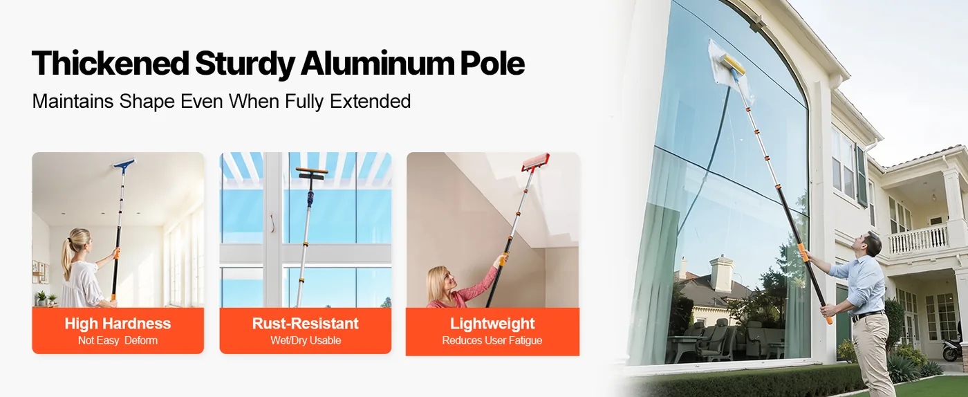 VEVOR Telescopic Extension Pole 4-12ft feature 1