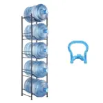 VEVOR 5 Tiers Water Jug Holder 5 Buckets Black product image 1