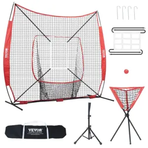 VEVOR 7x7 ft Baseball Softball Practice Net Single Hole and product image 1