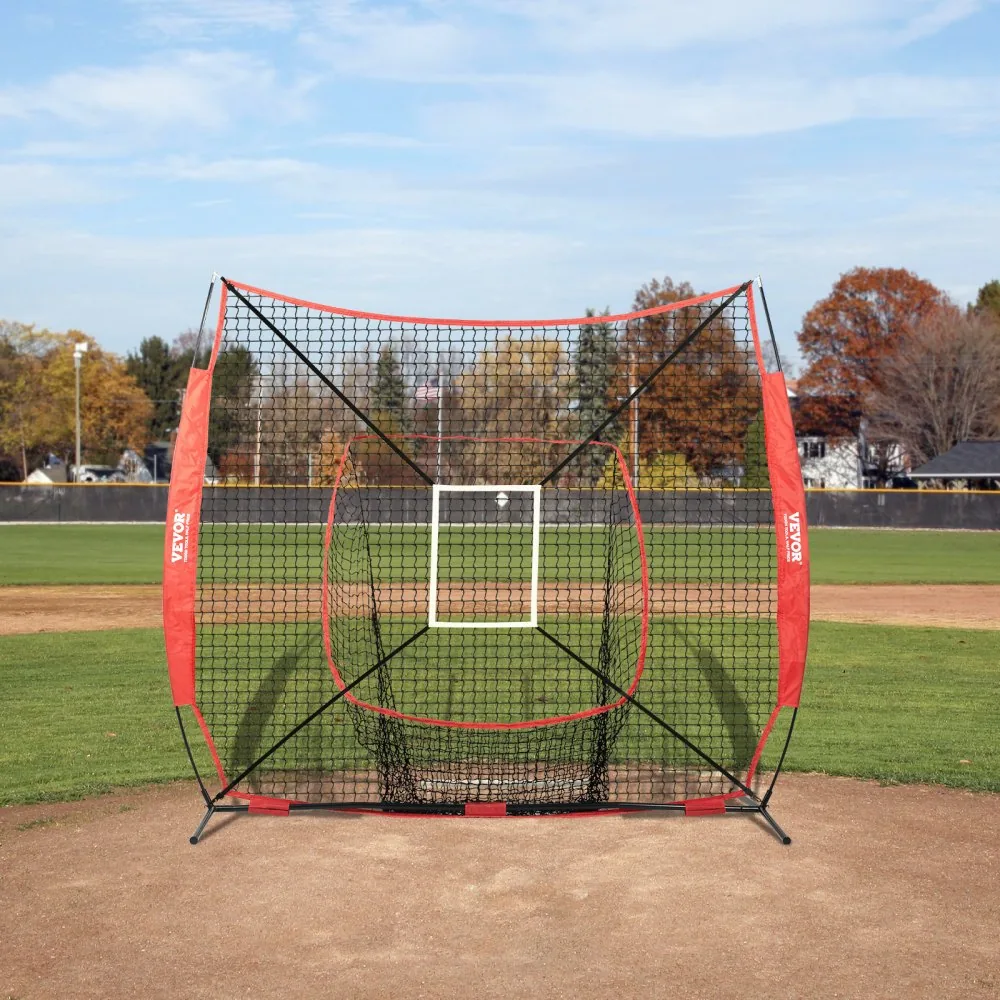 VEVOR 7x7 ft Baseball Softball Practice Net Single Hole and product image 8