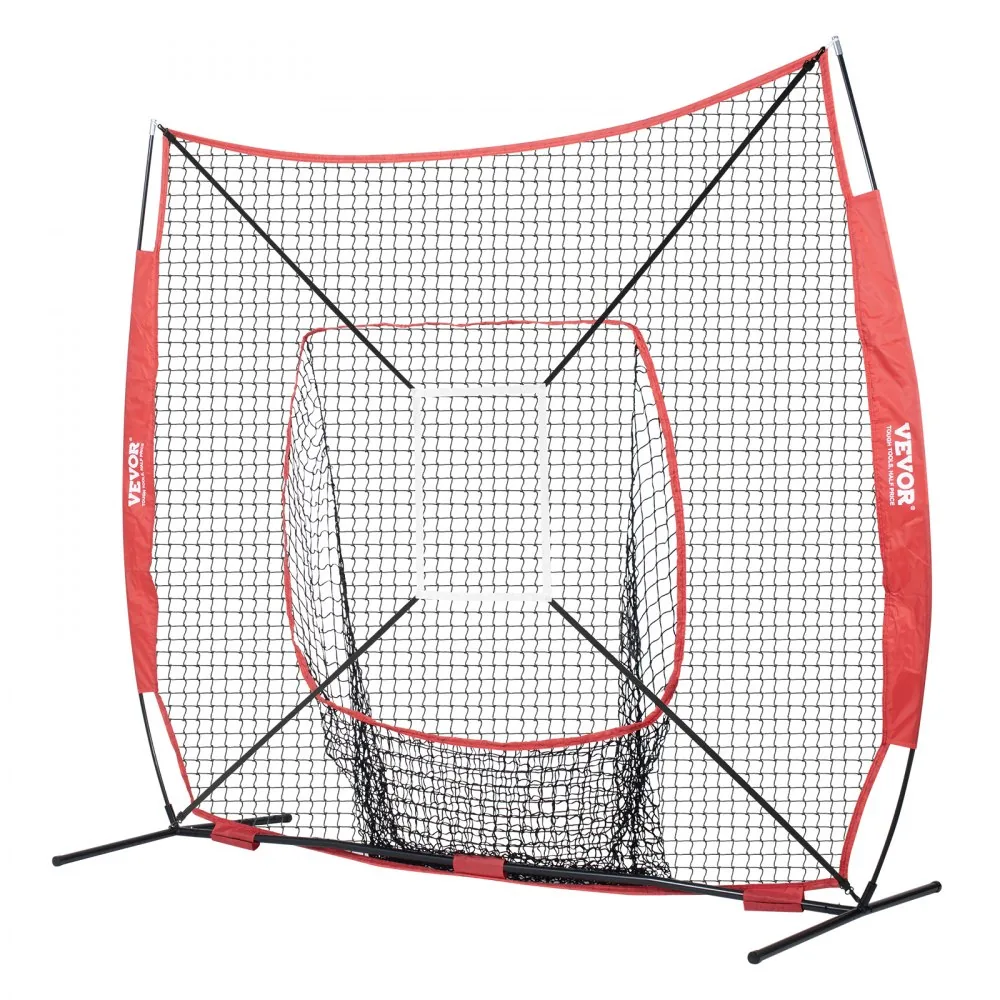 VEVOR 7x7 ft Baseball Softball Practice Net Single Hole and product image 10