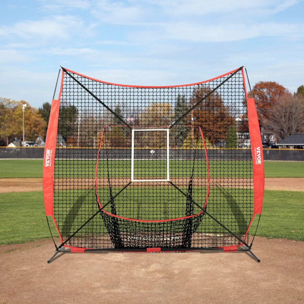 VEVOR 7x7 ft Baseball Softball Practice Net Single Hole and product image 8