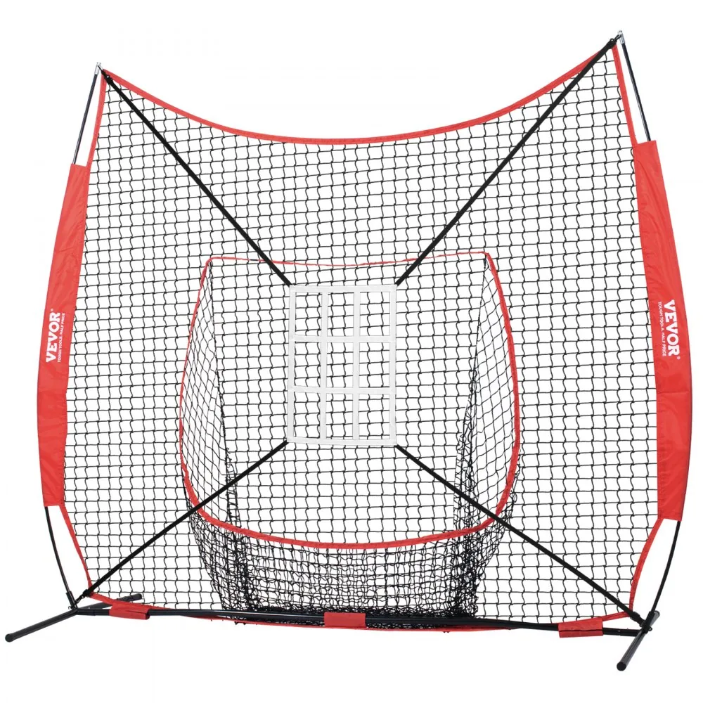 VEVOR 7x7 ft Baseball Softball Practice Net Single Hole and product image 9