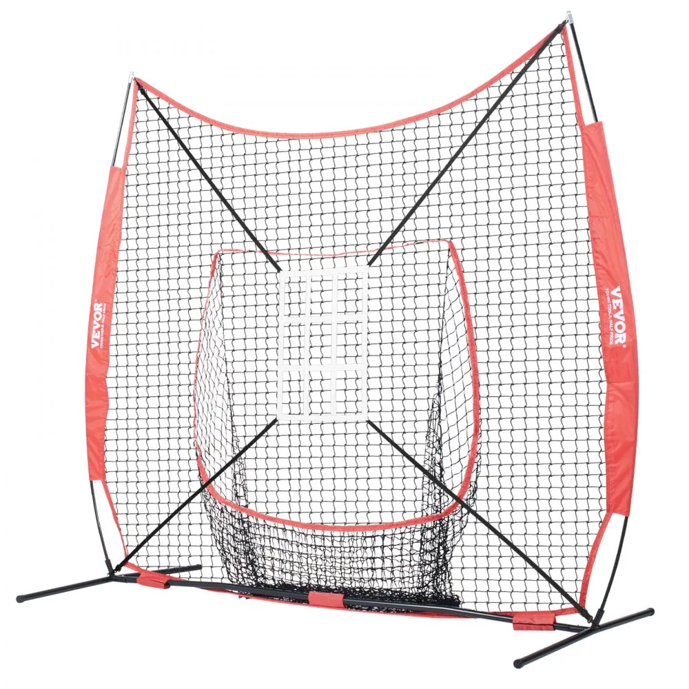 VEVOR 7x7 ft Baseball Softball Practice Net Single Hole and product image 11
