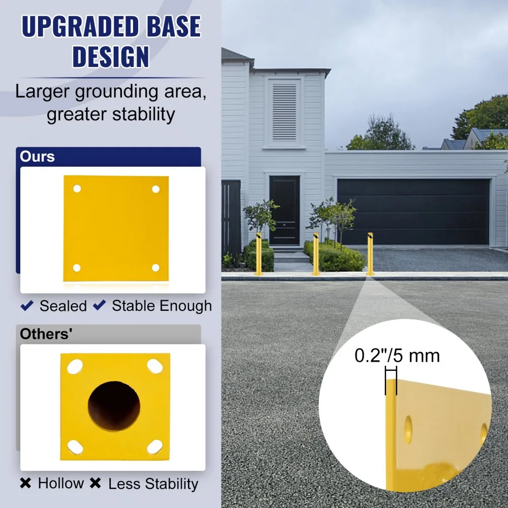VEVOR Safety Bollard 36x4.5 inch product image 6