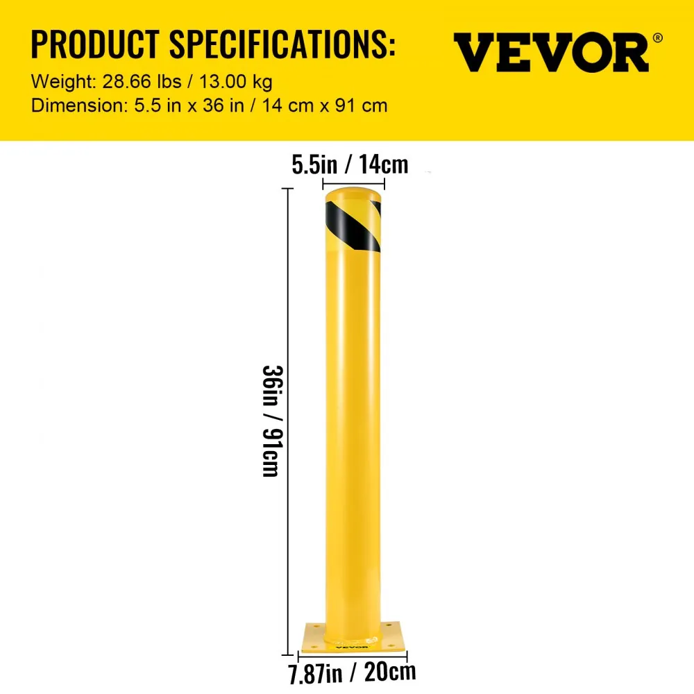 VEVOR Safety Bollard 36x5.5 inch product image 7