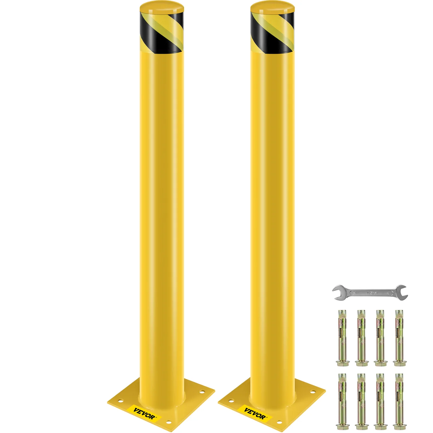 VEVOR Safety Bollard 42x4.5 inch feature 1