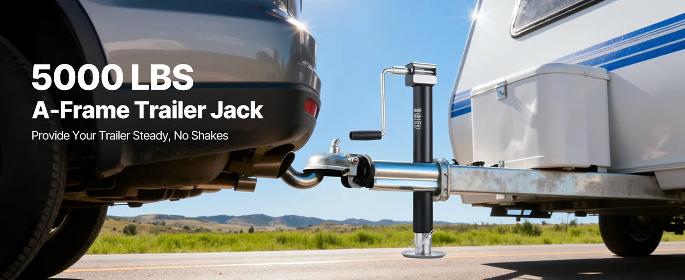 VEVOR 5000 lbs A-Frame Trailer Jack 5000lbs 25inch overview