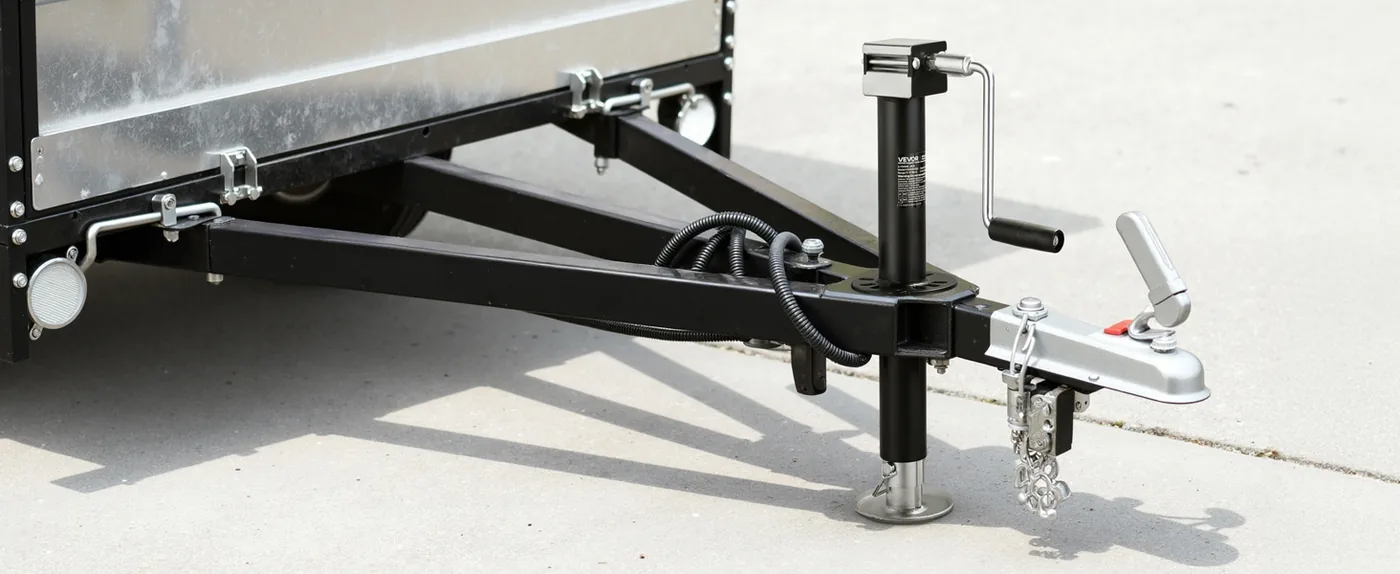 VEVOR 5000 lbs A-Frame Trailer Jack 5000lbs 25inch Utility Trailer