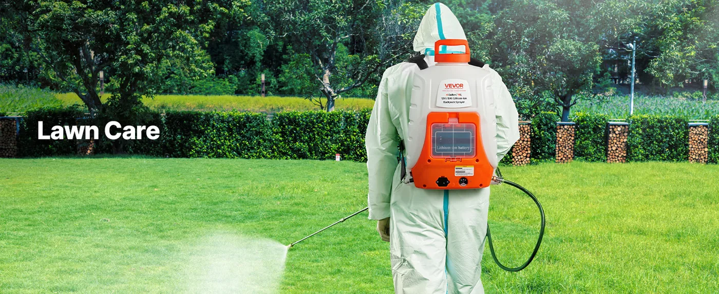 VEVOR Battery Backpack Sprayer 4 Gallon 0-90 PSI Lawn & Garden