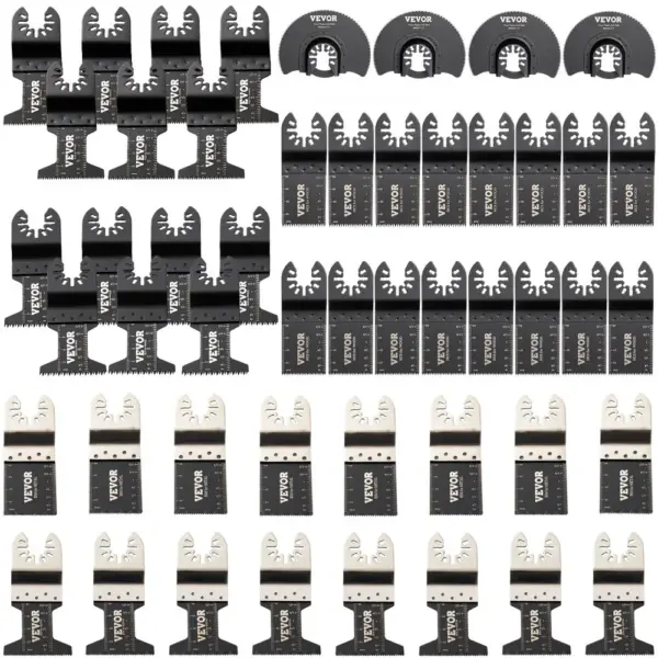 VEVOR 50 PCS HCS Oscillating Blades for Multitools front view