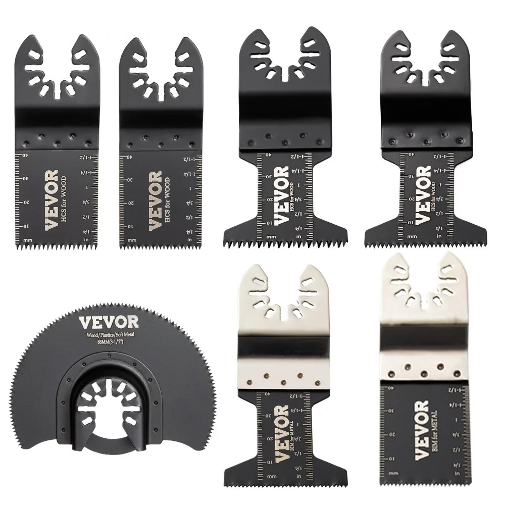 VEVOR 50 PCS HCS Oscillating Blades for Multitools durability detail