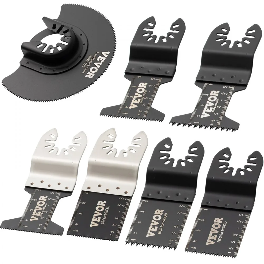 VEVOR 50 PCS HCS Oscillating Blades for Multitools application detail