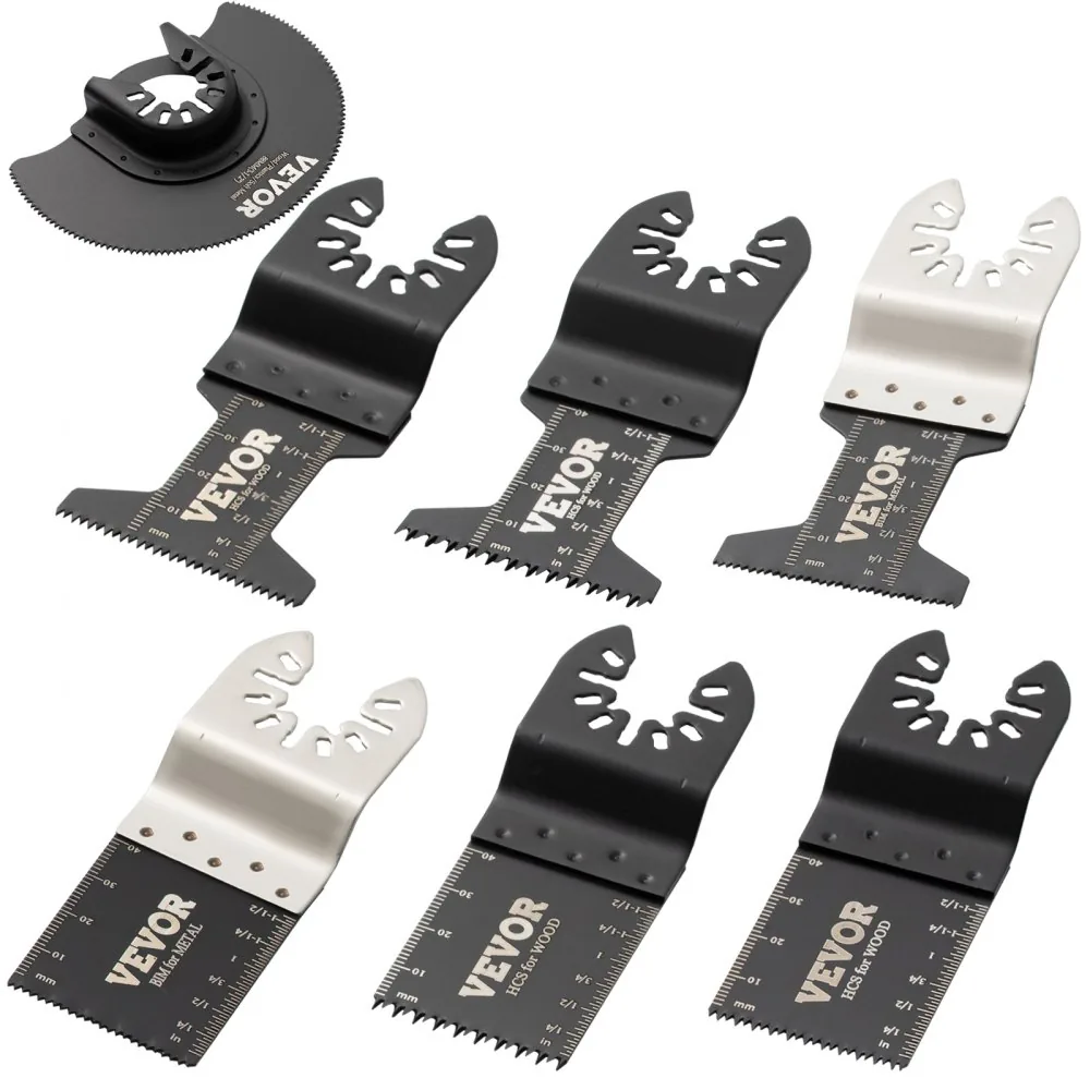 VEVOR 50 PCS HCS Oscillating Blades for Multitools accessories detail
