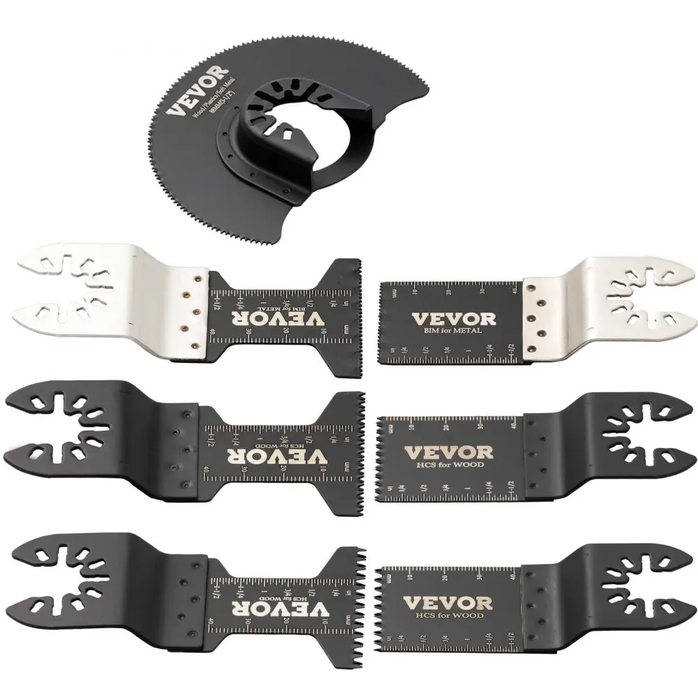 VEVOR 50 PCS HCS Oscillating Blades for Multitools performance detail