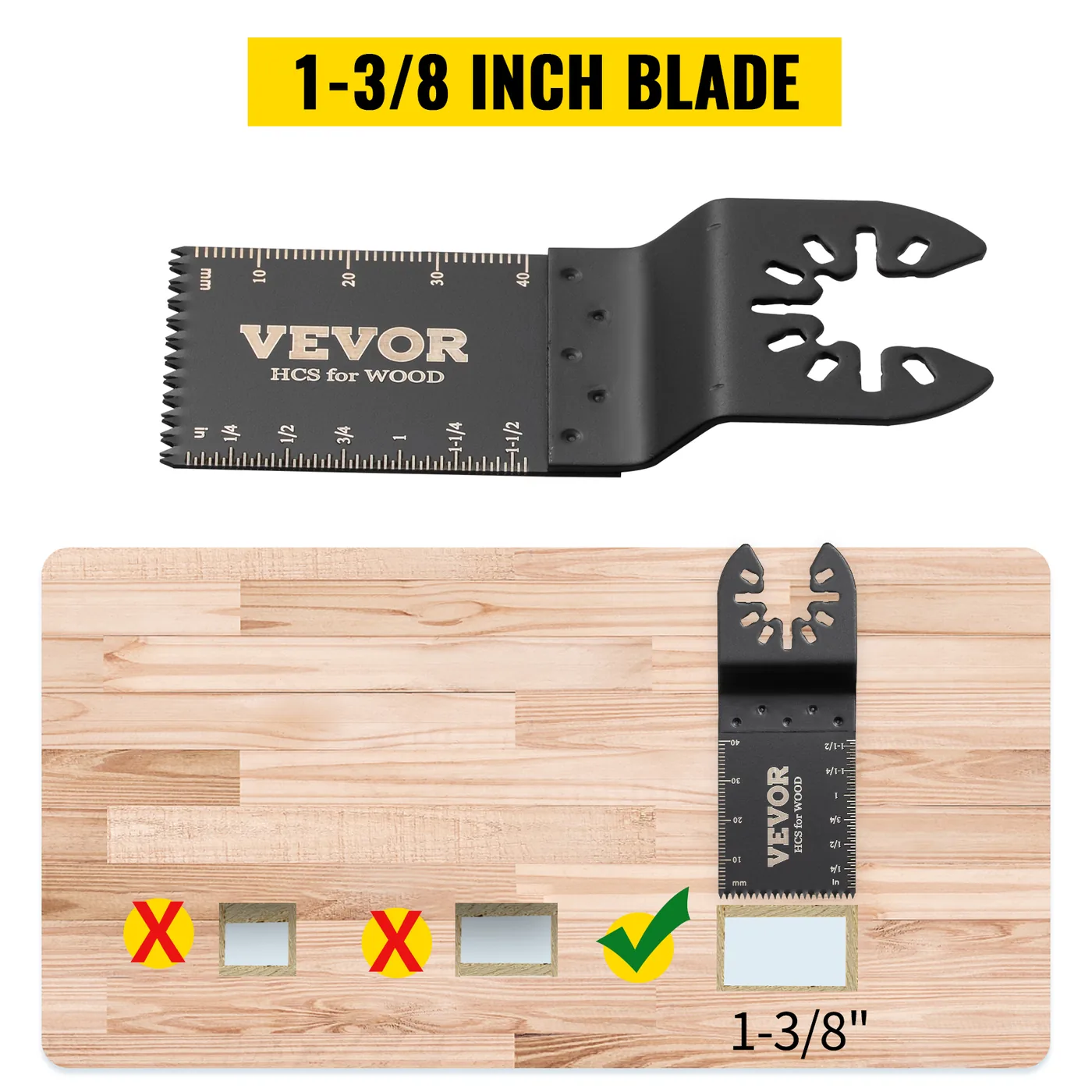 VEVOR HCS carbon steel oscillating blades
