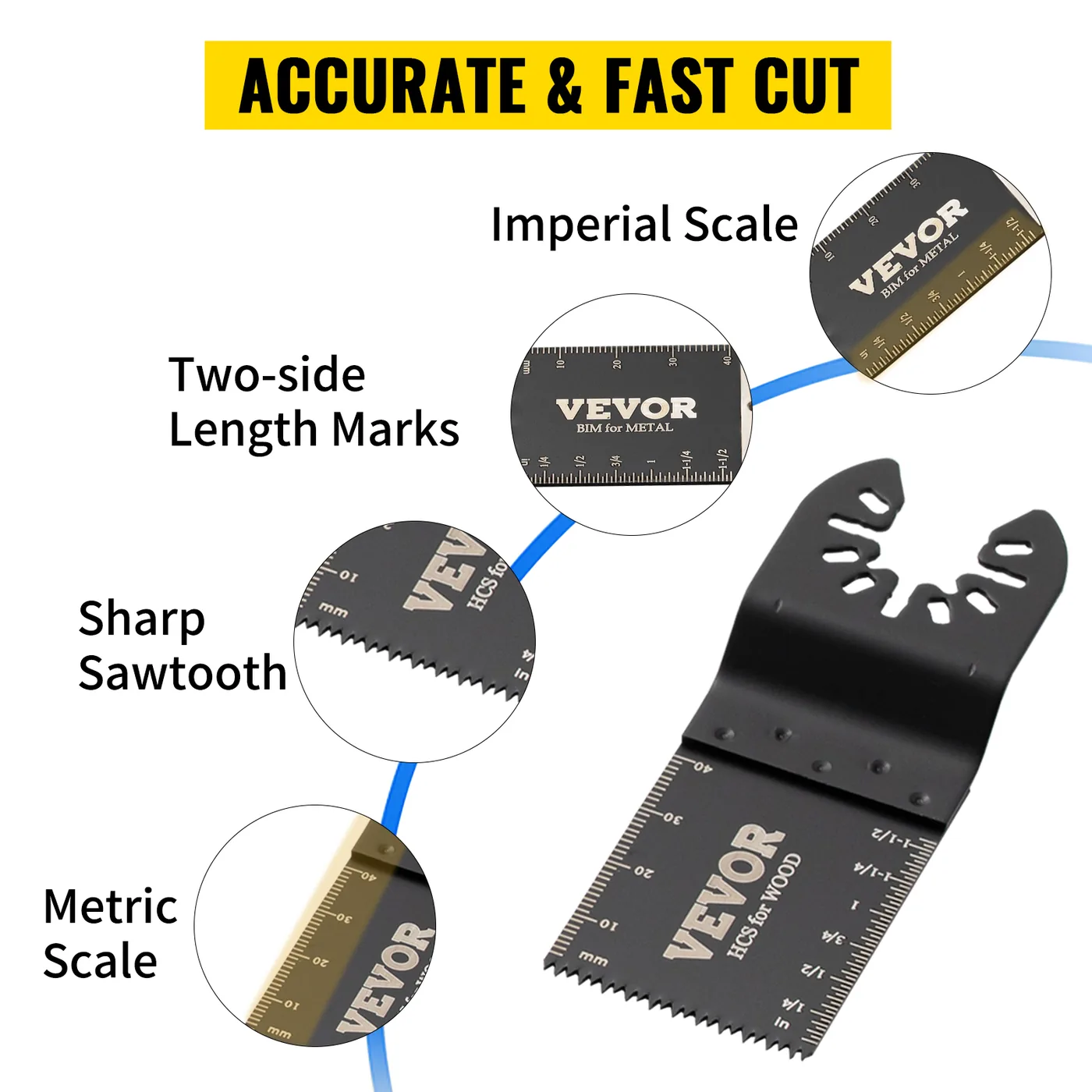 VEVOR multitool blade kit workshop storage