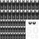 VEVOR 50 PCS Universal Oscillating Saw Blades for Multitools front view
