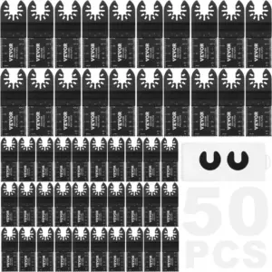 VEVOR 50 PCS Universal Oscillating Saw Blades for Multitools front view