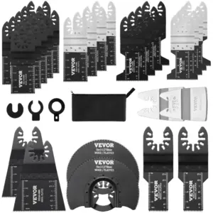 VEVOR 30 PCS Multi Tool Blades 8 Types for Multitools front view