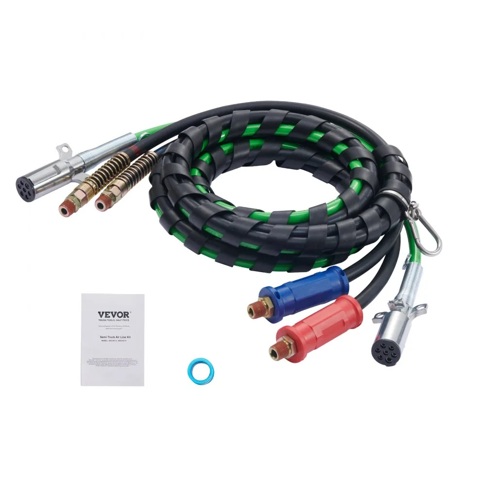 VEVOR 12FT Semi Truck Air Lines Kit 12 ft Without Gladhand product image 9
