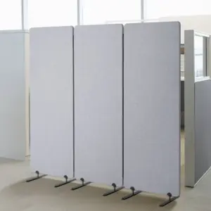 VEVOR 2FT Room Divider Light Gray PET & 3-Panels product image 1