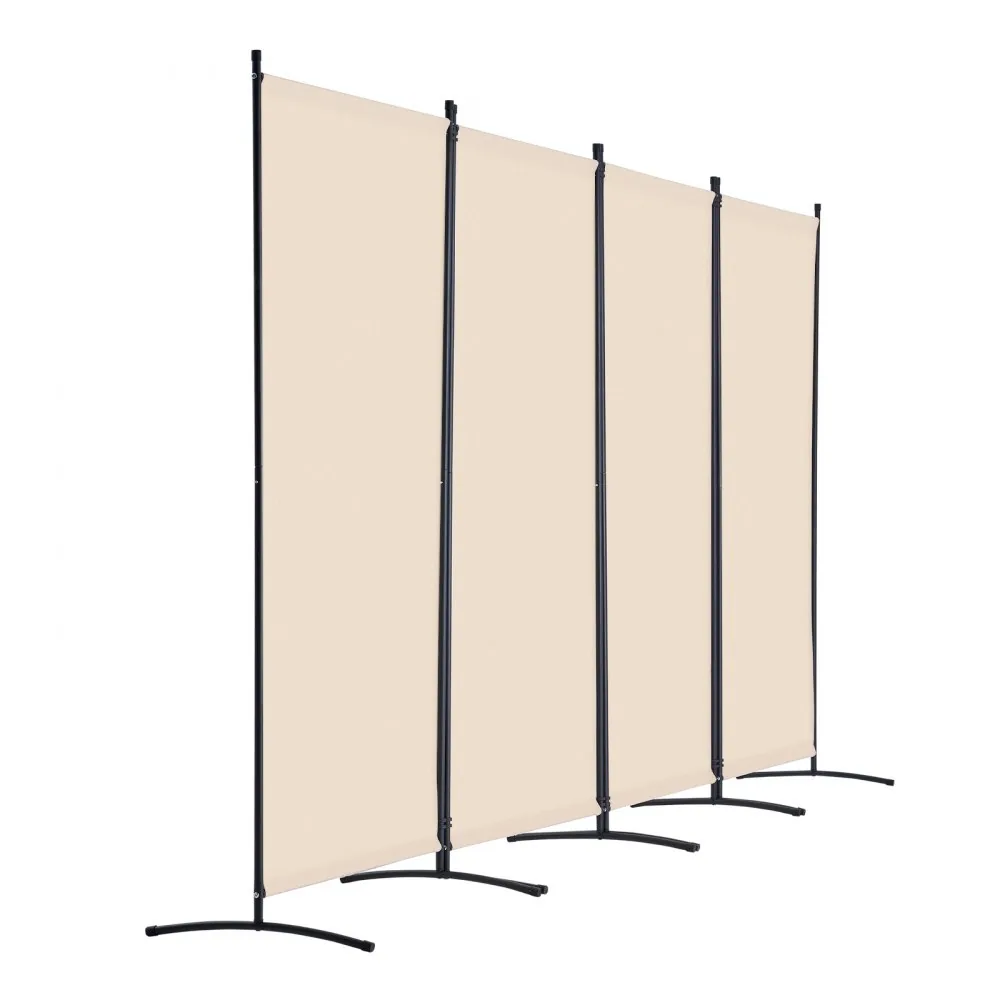 VEVOR Room Divider Beige Fabric & 4-Panels product image 10