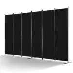VEVOR Room Divider Black Fabric & 6-Panels product image 1