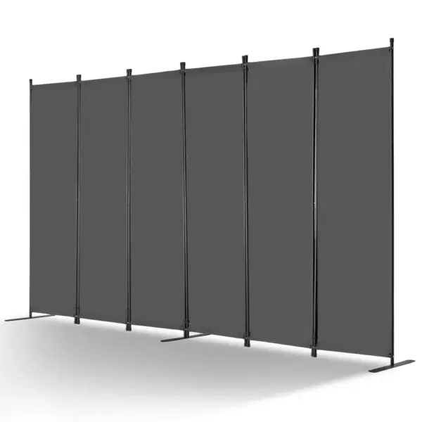VEVOR Room Divider Gray Fabric & 6-Panels product image 1
