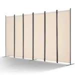 VEVOR Room Divider Beige Fabric & 6-Panels product image 1