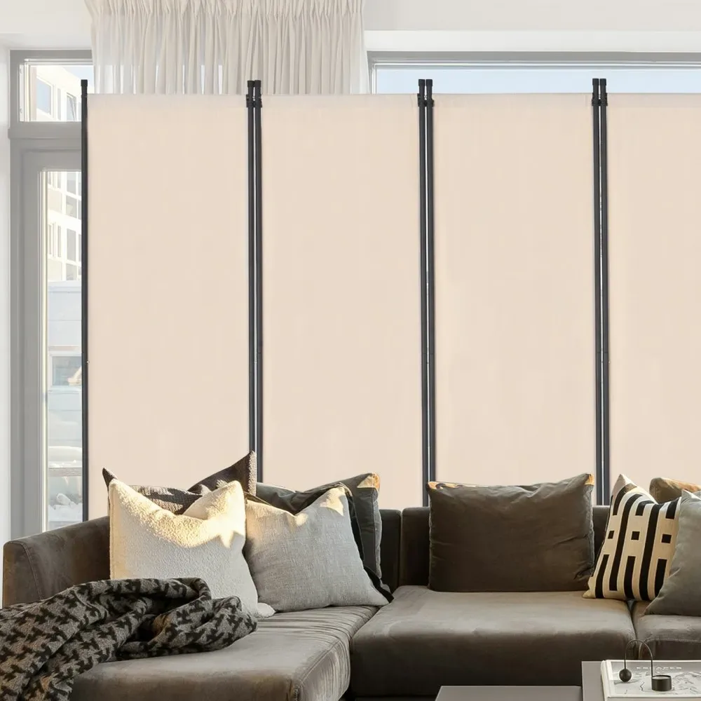 VEVOR Room Divider Beige Fabric & 6-Panels product image 8