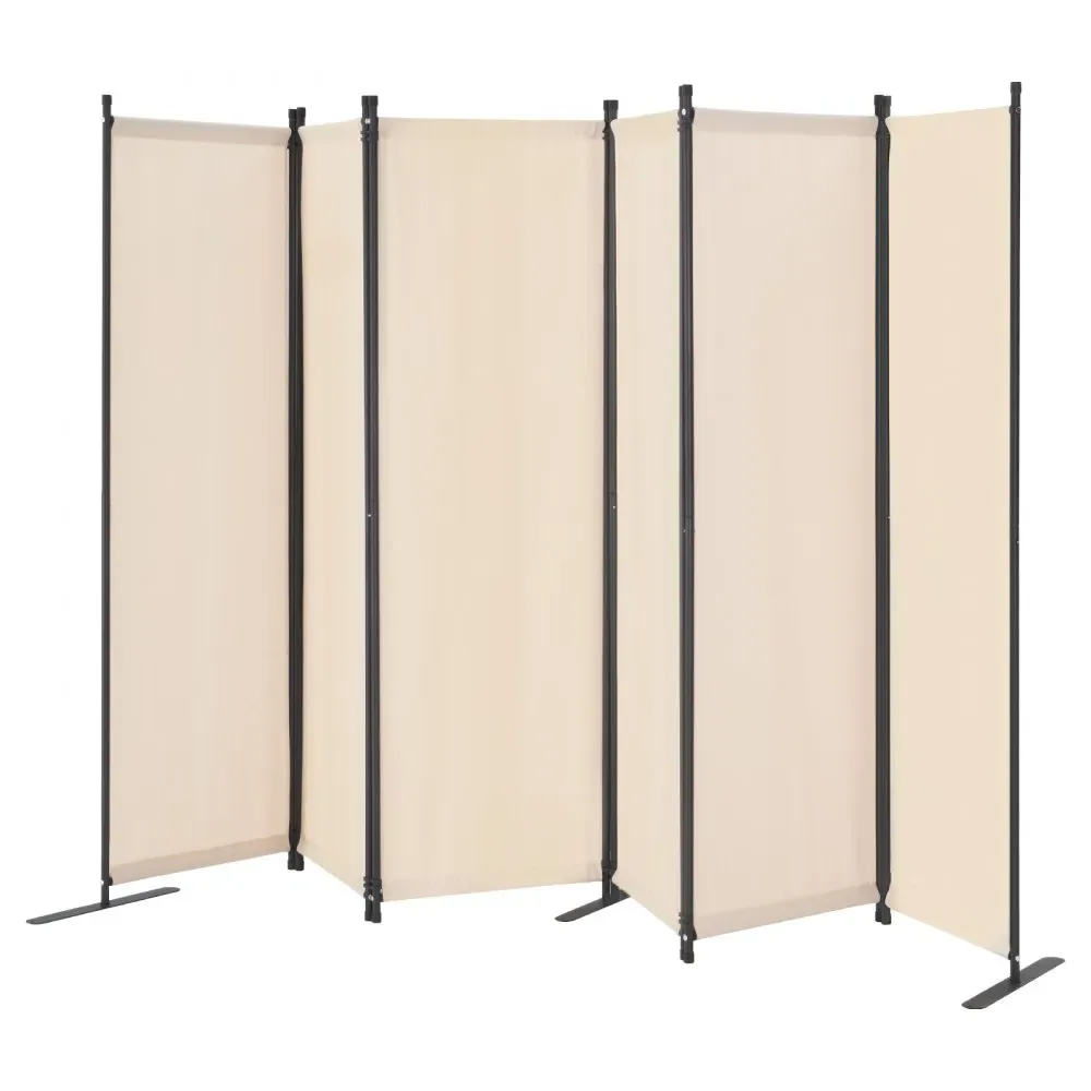 VEVOR Room Divider Beige Fabric & 6-Panels product image 9